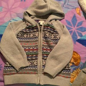 Gymboree Hooded Zip Up Sweater